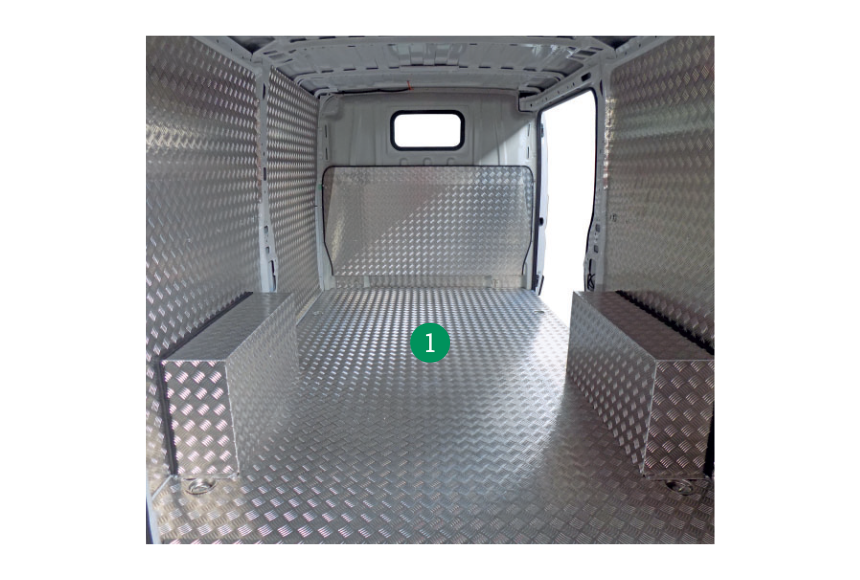 Rivestimento In Alluminio Mandorlato Small Van
