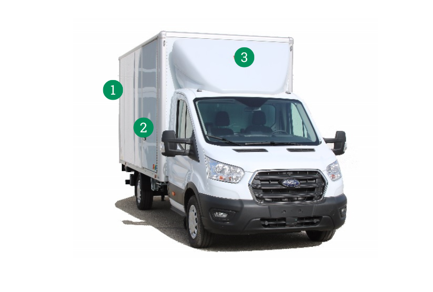 Furgonatura Liscia In Alluminio 4200mm