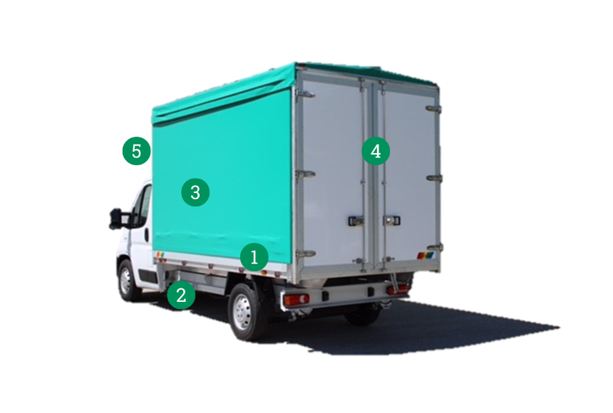 Centina Con Porte Battenti 4240mm